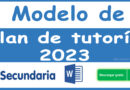 Plan anual de tutoría 2023